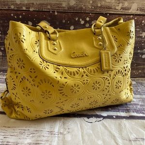 Yellow Coach Bag